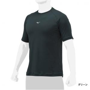 ミズノ メンズ 野球 ローネック半袖アンダーシ...の詳細画像1