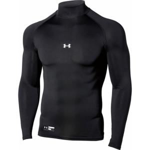 アンダーアーマー メンズ 野球 長袖アンダーシャツ ヒートギア アーマー コンプレッション ロングスリーブ モック 1358645 UNDER ARMOUR