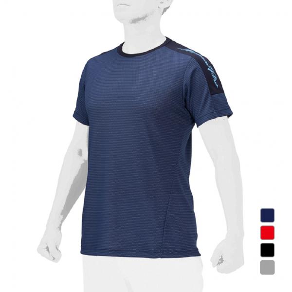 ミズノ メンズ 野球 半袖Tシャツ KUGEKI ICE Tシャツ 汗処理/通気 12JABT86 ...