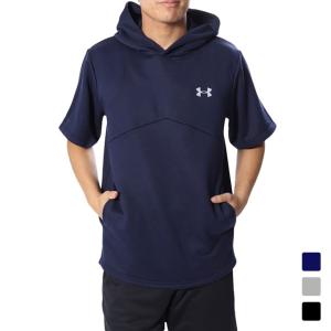 アンダーアーマー メンズ 野球 半袖 スウェットパーカー UA 9 Strong DL AS SS Hoody 1319724 フーディー UNDER ARMOUR