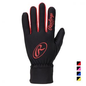 ローリングス 野球 ニット手袋 パワーストレッチ グリップラバー加工 防寒手袋 EAC13F01 Rawlingsの商品画像