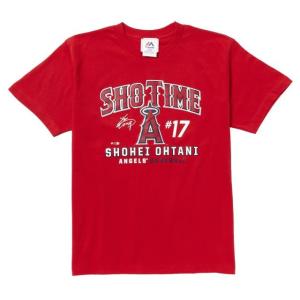 マジェスティック MLB エンゼルス メンズ ジュニア 野球 大谷翔平 半袖Tシャツ 大谷 SHO TIME Tシャツ MM08LA0001 MAJESTIC
