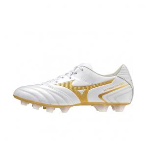 ミズノ モナルシーダ NEO II SW MONARCIDA NEO 2 SW P1GA232452 メンズ サッカー スパイクシューズ 4E : ホワイト×ゴールド MIZUNO