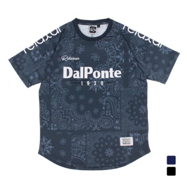 ダウポンチ メンズ サッカー/フットサル 半袖シャツ バンダナ柄昇華プリントプラクティスシャツ DP...