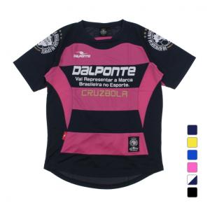 ダウポンチ メンズ サッカー/フットサル 半袖シャツ ボーダープラクティスシャツ DPZ53 DalPonte