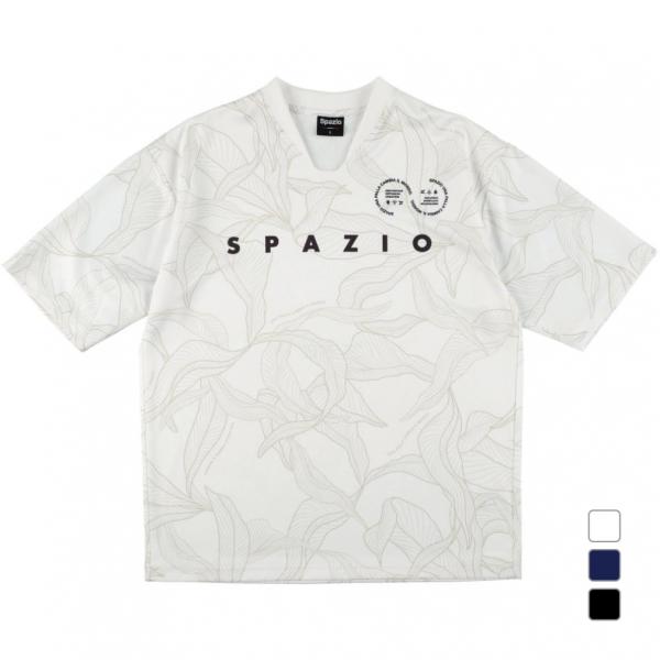 スパッツィオ メンズ サッカー/フットサル 接触冷感 半袖シャツ Vネックオーバーサイズプラシャツ ...