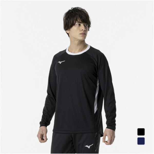 ミズノ メンズ サッカー/フットサル 長袖シャツ PRO ロングスリーブフィールドシャツ P2MAA...