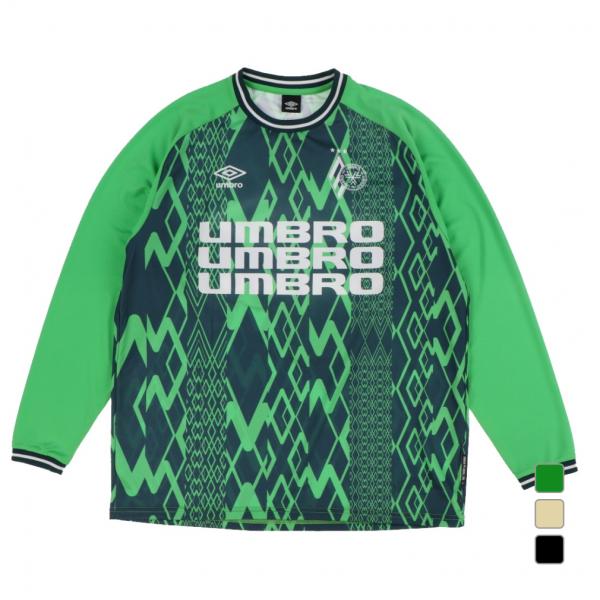 アンブロ メンズ サッカー/フットサル 長袖シャツ THE THIRD by UMBRO グラフィッ...