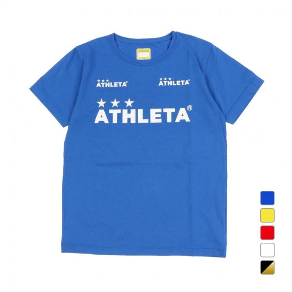 アスレタ ジュニア キッズ・子供 サッカー/フットサル 半袖シャツ ロゴプラTシャツ AP-182J...