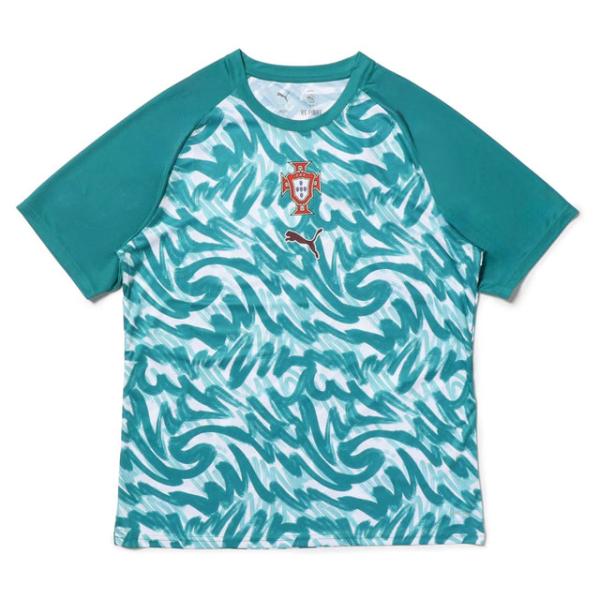 プーマ メンズ サッカー/フットサル ライセンスシャツ 2026 ポルトガル代表 プレマッチ 半袖T...