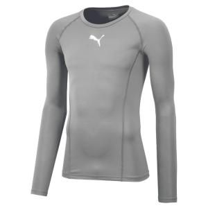 プーマ メンズ サッカー/フットサル 長袖インナーシャツ コンプレッション クルーネック LS シャツ 660765 PUMA