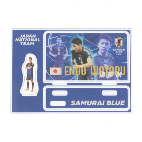 ジェイエフエーサッカー日本代表 プレーヤーズアクリルスタンド 6遠藤航 サッカー/フットサル ライセ...