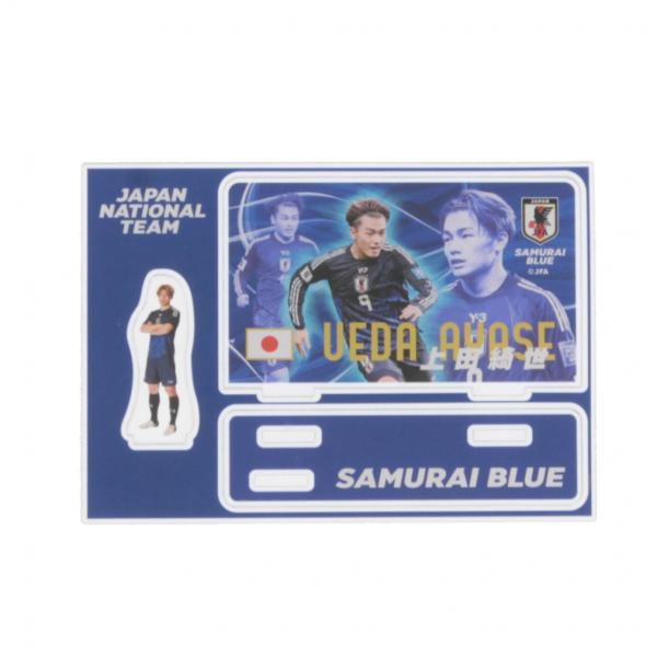 ジェイエフエーサッカー日本代表 プレーヤーズアクリルスタンド 9上田綺世 サッカー/フットサル ライ...
