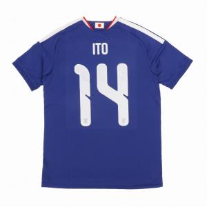 アディダス サッカー 日本代表 2026 ホーム レプリカユニフォーム #14 伊東 純也 ネーム＆ナンバー入り 大人 KD3345 adidas 2611_jfa