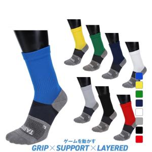 タビオ アルペン・スポーツデポ限定 メンズ サッカー/フットサル ソックス ストッキング フットボール グリップフィット クルー Tabio