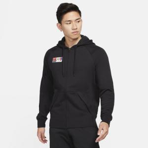 ナイキ メンズ サッカー/フットサル ジャージジャケット FC プルオーバー フルジップ L/S フーディ DA5578010 : ブラック NIKE