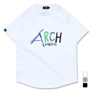 アーチ メンズ レディス バスケットボール 半袖Tシャツ scratched tee DRY T124 Arch｜alpen-group
