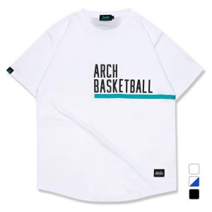 アーチ メンズ レディス バスケットボール 半袖Tシャツ triangle overlay tee T123 Arch