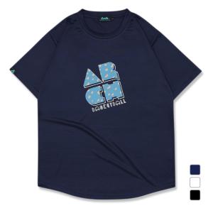 アーチ メンズ レディス バスケットボール 半袖Tシャツ block storm tee T123 Arch｜alpen-group