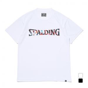 スポルディング メンズ レディス バスケットボール 半袖Tシャツ タイダイマーブリングロゴ SMT22010 SPALDING