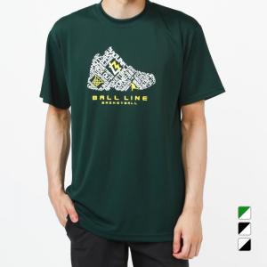 オンザコート メンズ レディース バスケットボール 半袖 ボールライン Tシャツ BT-1334 ON THE COURT