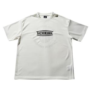 タチカラ メンズ レディス バスケットボールウェア 半袖Tシャツ POWER HANDS LOGO TEE SS 26S0001 TACHIKARA