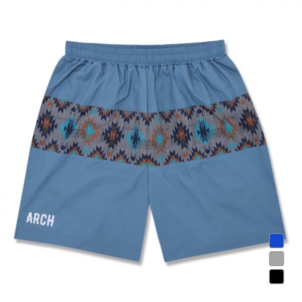 アーチ メンズ レディス バスケットボール ハーフパンツ native pattern shorts...