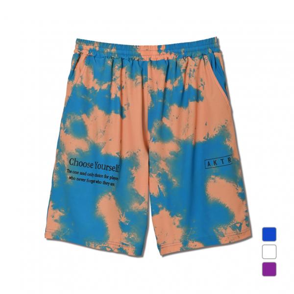 アクター メンズ レディス バスケットボール ハーフパンツ MIXTURE TIEDYE SHORT...