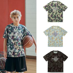 ティゴラ アクター ジュニア キッズ・子供 バスケットボール 半袖Tシャツ TIGORA×AKTR ジュニア B.B CAMO Tシャツ TRAK-8KW4826TS TIGORA AKTR