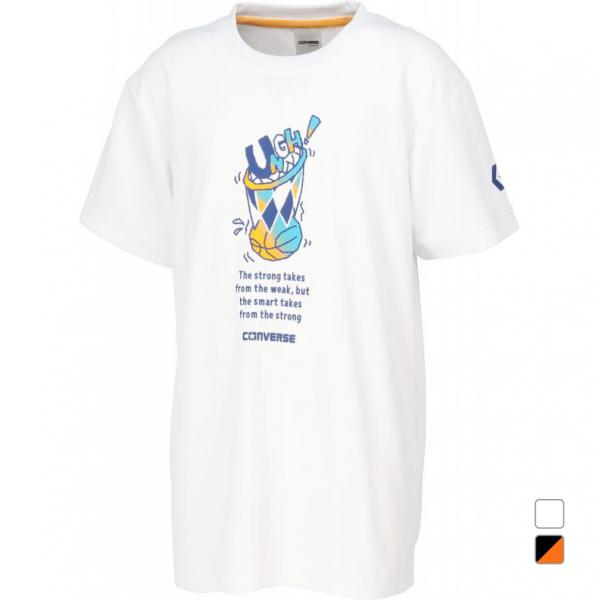 コンバース ジュニア キッズ・子供 バスケットボール 半袖Tシャツ Jr.プリントTシャツ CB44...