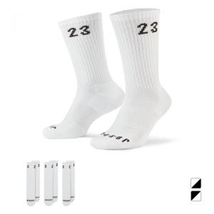 ジョーダン メンズ レディス バスケットボール ソックス エッセンシャル クルー ソックス 3PR DA5718 JORDAN