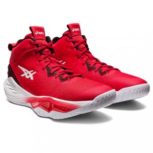 予約販売 アシックス NOVA SURGE 2 ノヴァサージ 2 1061A040 メンズ レディス バスケットボール シューズ バッシュ 2E : レッド×ホワイト asics