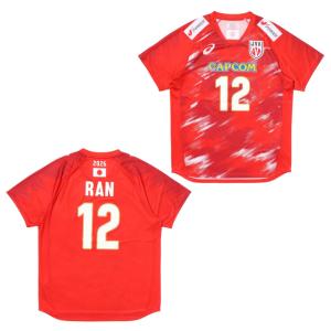 アシックス バレーボール 半袖Tシャツ 2026 バレーボール男子日本代表レプリカTシャツ 高橋選手 2053A323 バレーボール日本代表 男子 高橋藍選手 asics