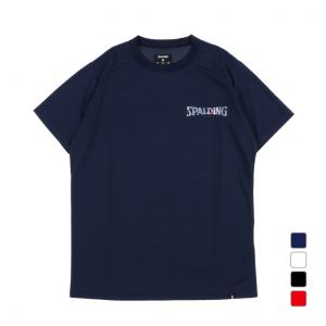 スポルディング メンズ レディス バレーボール 半袖プラクティスシャツ バレーボール Tシャツ ホログラム ワードマーク SMT23068V SPALDING｜alpen-group