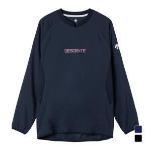 デサント　長袖シャツ　バレーボールウェア　紺.ネイビー　Mサイズ　ポリ綿　未使用 デサント バレーボール DESCENTE バレーボール 長袖バレーシャツ