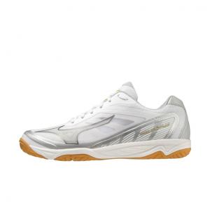 ミズノ MIZUNO FLY ミズノフライ V1GA233009 メンズ レディス バレーボール シューズ 2E : ホワイト×シルバー MIZUNO｜アルペングループヤフー店