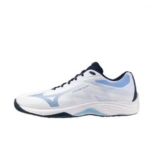 ミズノ ライトニングセレクト V1GA267052 メンズ レディス バレーボール シューズ 2.5E : ホワイト×ネイビー MIZUNO