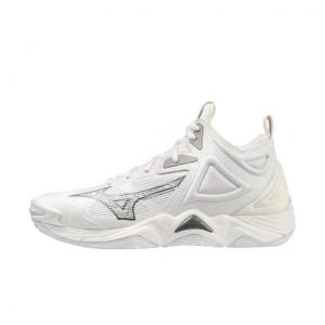 ミズノ WAVE MOMENTUM 3 MID ウエーブモーメンタム 3 MID V1GA231751 メンズ レディス バレーボール シューズ 2.5E : ホワイト MIZUNO｜alpen-group