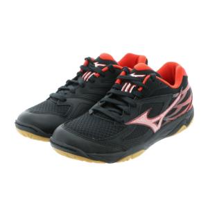 ミズノ ロイヤルフェニックス 3 V1GA203001 レディース バレーボール シューズ 2E : ブラック×レッド MIZUNO
