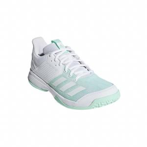 アディダス Ligra6 BC1035 レディース バレーボール シューズ : ホワイト×ホワイト adidas 327_28ポイント対象の商品画像