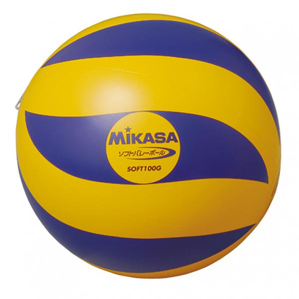 ミカサ SOFT100G ビニールソフトバレーボール練習球 SOFT100G PVC MIKASA
