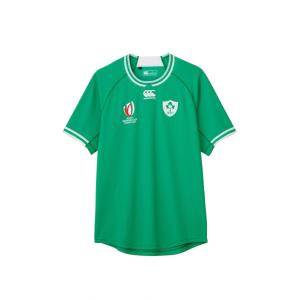 カンタベリー メンズ ラグビー 半袖シャツ RWC23 IRELAND HOME PRO JERSEY アイルランド代表レプリカジャージ ホーム RG33820 : グリーン CANTERBURY