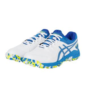 アシックス ゲル ピーク GEL-PEAKE 1113A023 メンズ レディース ハンドボール シューズ 2E : ホワイト×ブルー asics