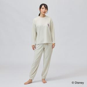 ディズニー リカバリーウェア 上下セット レディース TIGORA SLEEP 長袖Tシャツ ロングパンツ 一般医療機器 Disney