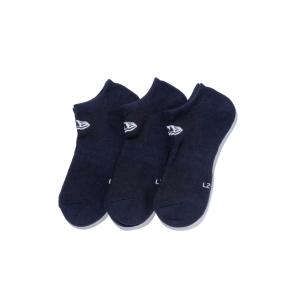 ニューエラ メンズ ソックス 靴下 3足セット SOCKS SHORT 3PAIRS NVY 13061316 3足組 ： ネイビー NEW ERA｜alpen-group