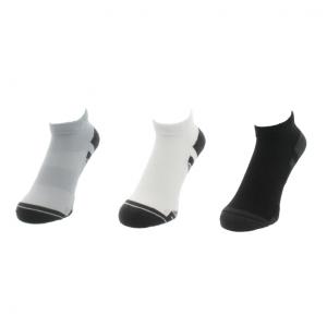アンダーアーマー ソックス 靴下 UAパフォーマンステック ローカット ソックス 3足セット 1379504 011 ： グレー UNDER ARMOUR