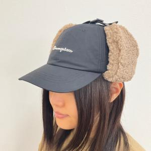チャンピオン キャップ CNタフタ アビエイターキャップ 381-0102 帽子 ： ブラック Champion
