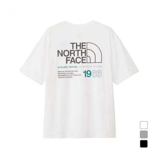 ザ・ノース・フェイス メンズ トレッキング 半袖Ｔシャツ S/S ES 66 Logo Wide T...
