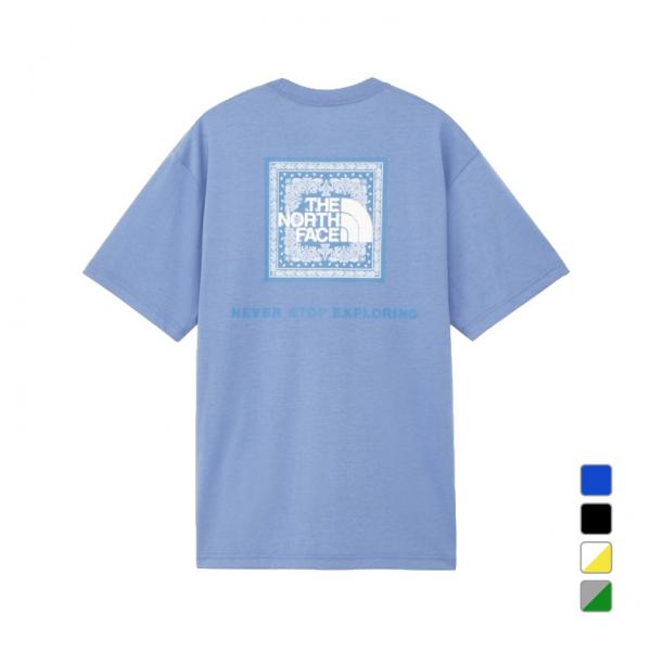 ザ・ノース・フェイス メンズ アウトドア 半袖Tシャツ ショートスリーブバンダナスクエアロゴティー ...