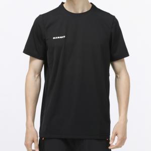 マムート メンズ アウトドア 半袖Tシャツ キューディーロゴ プリント 160イヤーティーシャツ メン 1017-04780 0001 : ブラック MAMMUT